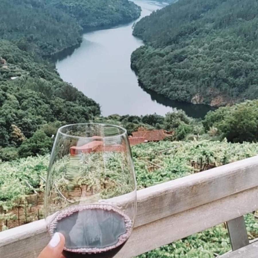 Villa Casa Loureira -Cabo Do Mundo, Ribeira Sacra Vilarino  Esterno foto
